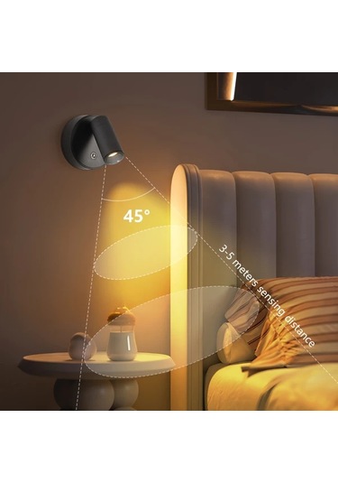 Willowhaven White 2pcs Rgb 7 Renkli Manyetik Duş Lamba Usb Şarjlı 360 Döner Kablosuz Gece Işığı Ahşap