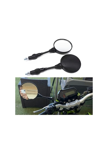 Motosiklet Enduro Motocross Katlanır Ayna Seti 10 Mm Ktm-crf Tip