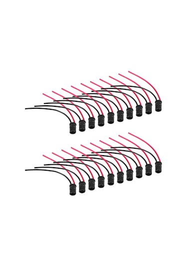 Shineyee T10 Araç Ampul Soketi, Geniş Kullanimlı, 20 Adet, Kauçuk Ve Bakır Malzeme, Kolay Kurulum, Işık Genişletme/değiştirme