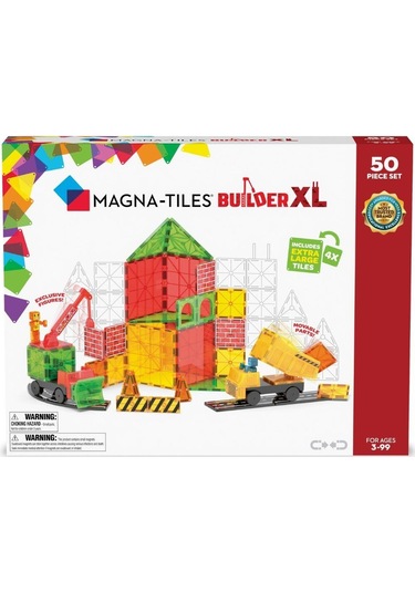 Magna-tiles Builder Xl - İnşaat Xl 50 Parça