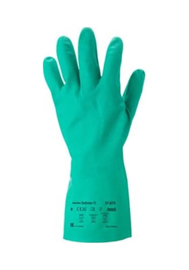 Ansell Solvex 37-675 Kimyasal Ve Sıvı Korumalı Antistatik Iş Eldi