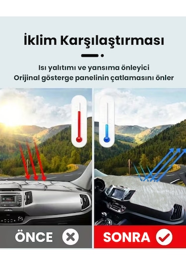 Pelüş Torpido Koruma Örtüsü Uzun Tüylü Beyaz