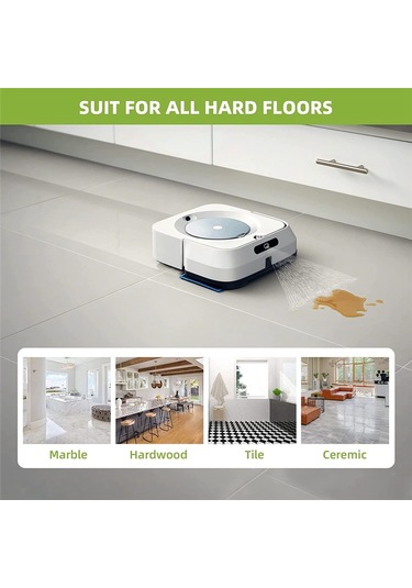 İrobot Braava Jet M6 Ultimate Robot Mop İçin 10'lu Paket Mop Pedi