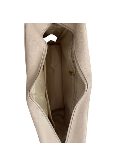 M&y Collection Zelina Deri Bebek Bakım Çantası Krem-12591 Krem