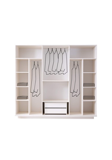 Vermont 6 Kapaklı Gardırop %100 Mdf