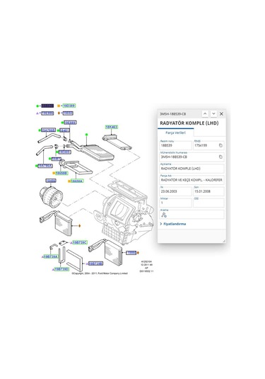 Kalorifer Radyatörü Focus C.max 05 Kale 347390 - 3m5h 18b539 Cb