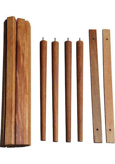 Ahşap Katlanır Rulo Masa Kamp Outdoor Bahçe Araç Araba Masası Bambu