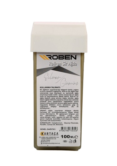 Roben Kartuş Ağda Silver 100 Ml