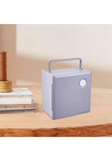 Suntek Kapaklı Yüz Mendil Kutusu, Duvara Monte Havlusu Tutucu Beyaz