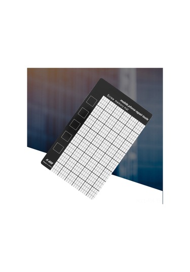 Folinda Ev Telefon Tamiri İçin Evrensel Manyetik Vida Tutucu, Izgara Desenli Parça Takip Matı, Kayıp Olmasını Engeller