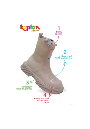 Kaptan Junior Kız Çocuk Botu Poyk 560 Vizon