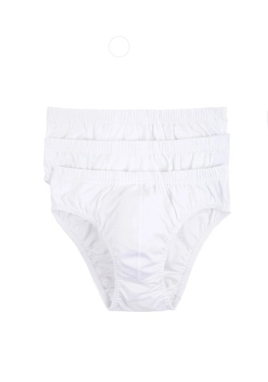 Erkek Çocuk Slip 3'lü Paket 320-520-3b Beyaz