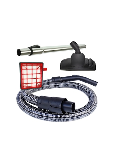Fakir Veyron Turbo Süpürge Çelik Telli Emici Başlığı Boru Filtre