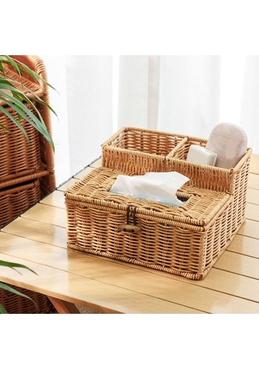 Pazly Tutucusu Tutucuları Suntek Saklama Mendil Kutusu Haki Dokuma Bd Diğer