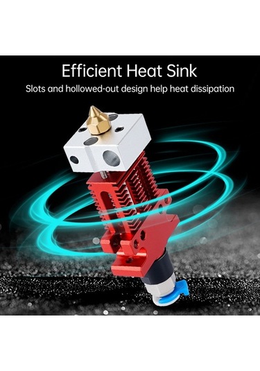 Novahub Cr-6 Se 3d Yazıcı Uyumlu Isolasyon Silikon Çorap, Cr-6 Se/ender-3 Serisi İçin Metal Tasarım Hotend Kiti