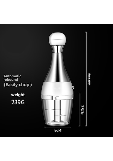 Kosona Ev Kullanıma 304 Çelik + Pp Plastiğinden El Garlic Ezici: Sarımsak, Sebze Ve Baharatları Hızlıca Ezme, Dilimleme Ve Parçalama Aleti - Kompakt Mutfak Gereci Diğer