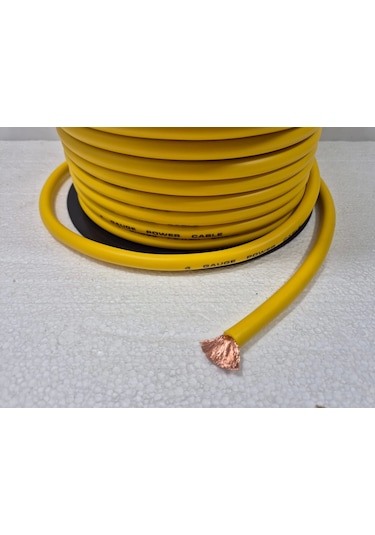 4ga Amfi Güç Kablosu - Aküden Çekilen Anfi Power Kablosu - 5 Metre