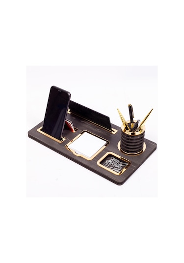 Siesta Ahşap Ofis Masa İsimliği İşyeri Masaüstü İsimlik