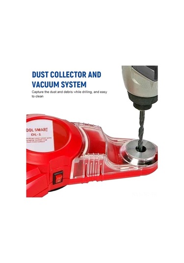 Tongxida Drill Dikey/yatay Seviye Aleti, Hızlı Konum Belirleyici, Duvar Tutucu, Toz Toplayıcı, Lazer Hizalama Sistemli