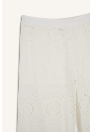 Defacto Regular Fit Brode Plaj Pantolonu-fall İn Love E4711ax25smwt16 Beyaz