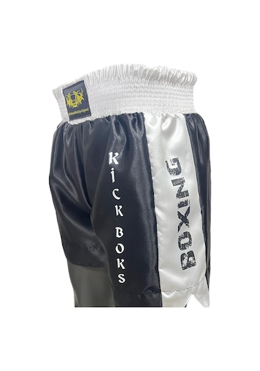 Kickboks Şortu - Kickboks Antrenman Ve Müsabaka Şortu Siyah