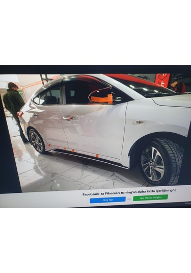 hyundai elentra marşpiyel takımı( 2016...)----fibersan tuning