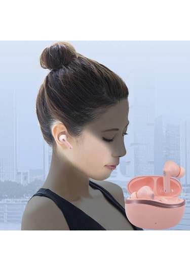 Mikrofonlu Bluetooth Kulaklık, Gerçek Kablosuz Kulaklık 5.3