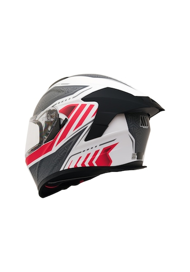 My Helmets Mks001-wrg Yarış Spoiler Güneş Vizörlü Şeffaf Full Face Motosiklet Kaskı
