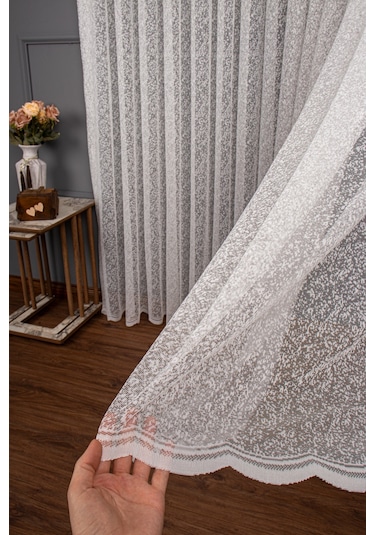 Kar Desen Örme Tül Perde 1165