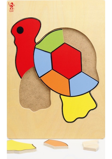 Kaplumbağa Ahşap Puzzle