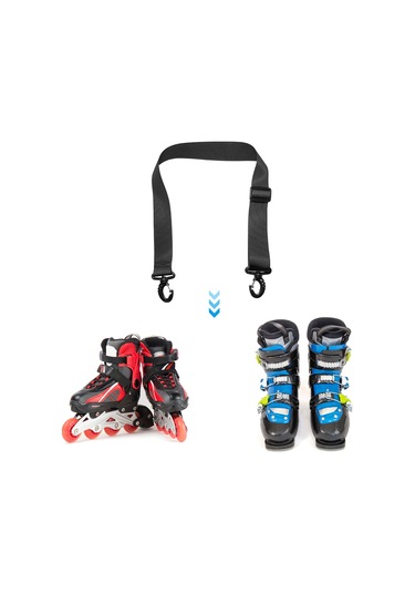 Mufunye Mavi Ayarlanabilir Kilitli Kayak Botu Taşıma Kemer, El/omuz Taşıma Özelliği, Nylon+pp Malzeme Mavi