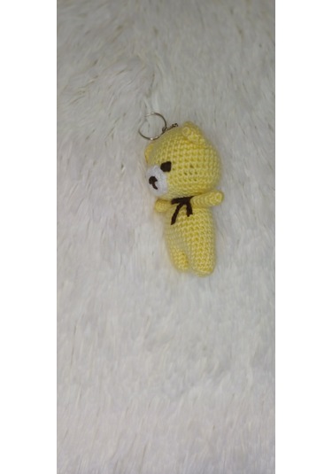 Amigurumi Ayıcık Anahtarlık Sarı