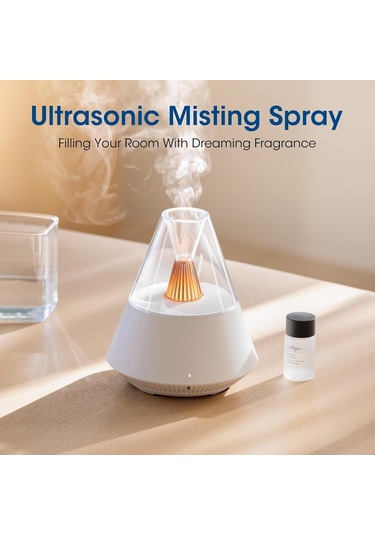 Yatak Odası, Ev, Ofis, Masa, Serin Sis Kokusu Aroma Difüzör İçin Ortam Gece Işığı, Usb Güçlendirilmiş, Sessiz Çalışma Otomatik Olarak, Tek Kişilik Oda İçin Püskürtme