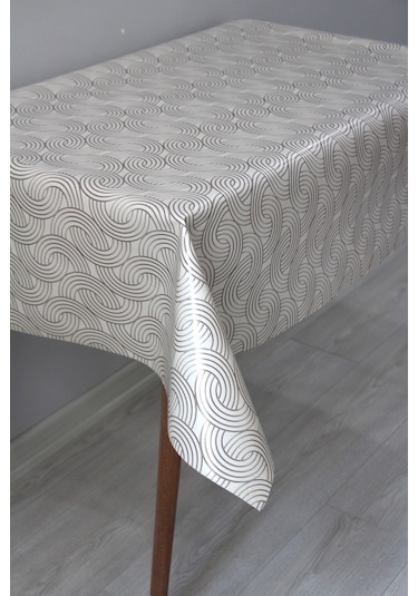 Astarlı Silinebilir Pvc Muşamba Masa Örtüsü 107-a-kahve