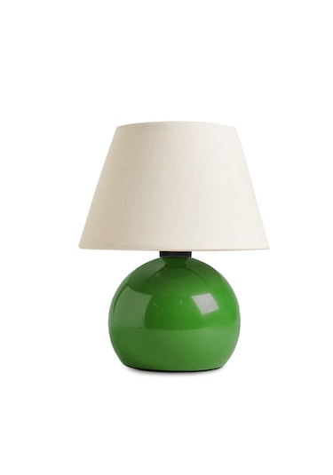 Homing Carpi Küre Metal Yeşil Abajur 241793 Krem