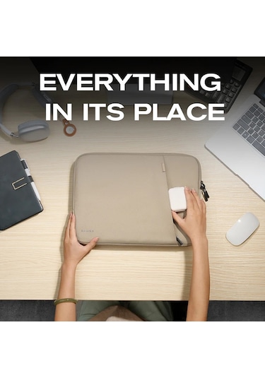 Sones Bange Bg-6801 Dizüstü Bilgisayar Çantası Dijital İç Düzenleyici, Renk: Haki Büyük Diğer