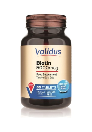 Biotin 5000 Mcg 60 Tablets