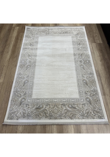 Luxess Halı Roma 1162 Gri Modern Salon Halısı Gri Krem