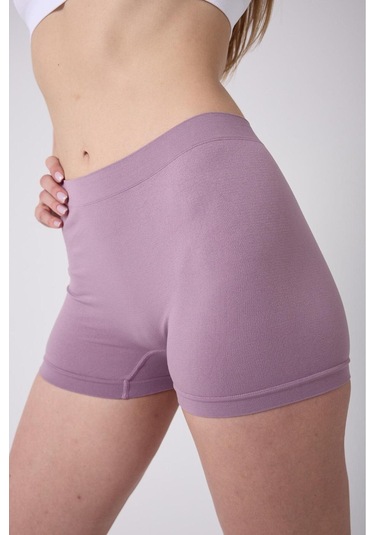 Moncorno Model Popo İnceltici İz Yapmayan Seamles Boxer Korse Gül Kurusu Renk Gül Kurusu