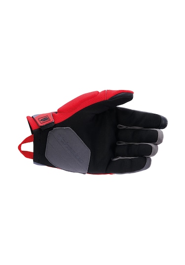 Alpinestars Alipnestars Durack Korumalı Motosiklet Eldiveni Kırmızı Gri
