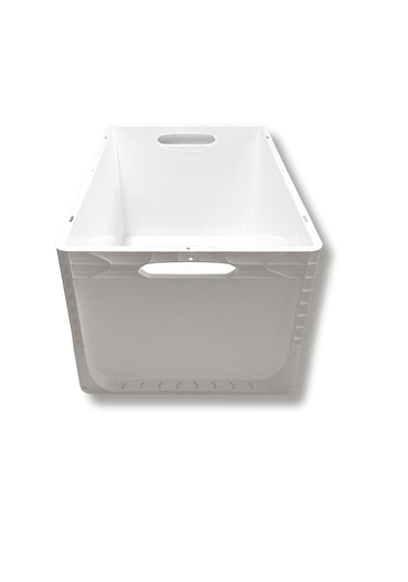 Alpbx 1.kalite Beyaz Plastik Kasa 60x40x32 Cm - Kutu 65 Litre