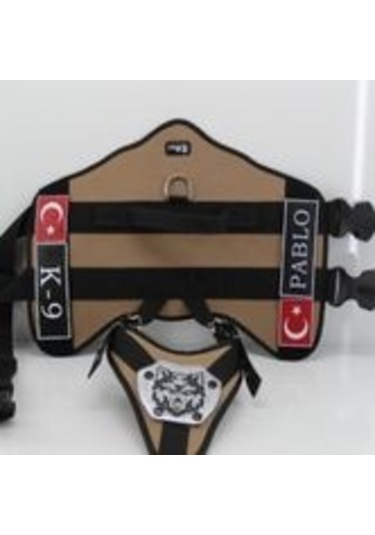 Mg Tasma K9 Göğüs ve Sırt Tasması Kahverengi