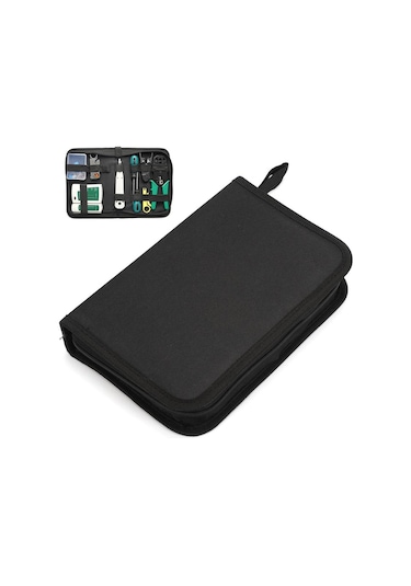 Ağ Kablosu Tamir Bakım Araç Seti Seti 14'ü 1 Arada Taşınabilir Telefon Kablo Kıvrımı