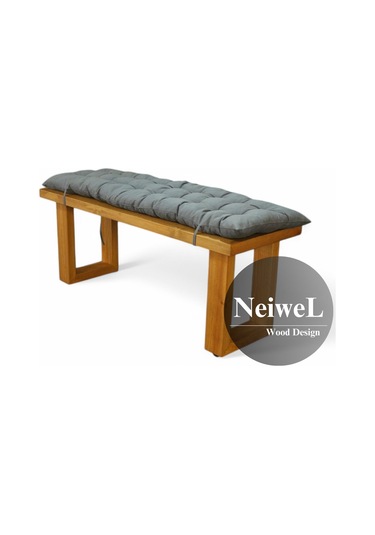 Neiwel Garden Sui Doğal Ahşap Bahçe Bank-40-60 Açık Ceviz