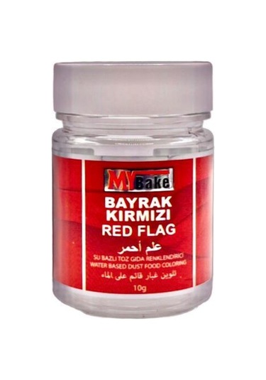 My Bake Su Bazlı Bayrak Kırmızı Gıda Boyası 10 G