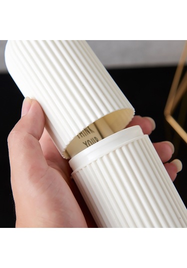 Sones 1 Adet Basit Seyahat Yıkama Kupası Taşınabilir Diş Fırçası Saklama Kutusu Çok İşlevli Fırçalama Kupası Gri Diğer