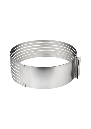 Teltree 304 Paslanmaz Çelik Ayarlanabilir 24.5-30.5cm 7 Katlı Pasta Dilimleyici, Ekmek Ve Tatlı Dilimleme Aleti, Mutfak Aksesuarı Diğer