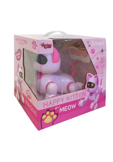 Oyuncak Uzaktan Kumandalı Sesli Işıklı Akıllı Robot Kedi