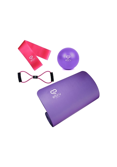 Ebru Şallı Dört Dörtlük Pilates Seti 2 Set
