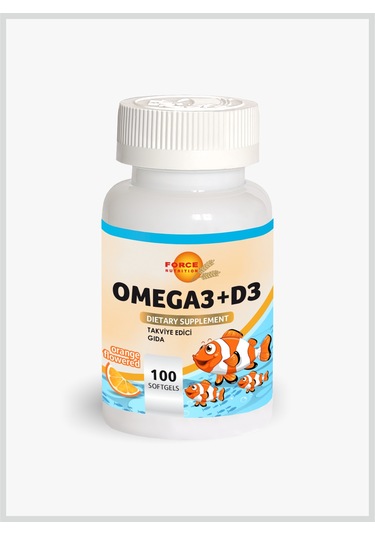 Force Nutrition Omega3 + D3 100 Tablet